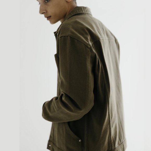 Common Market Myles Jacket Sage Green - Picture 3 of 9